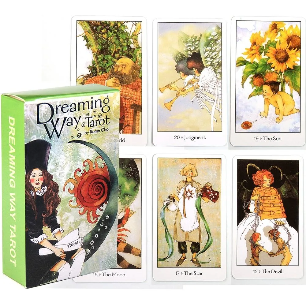 The Dreaming Way Tarot cards board games pdf guidebook for personal use tarot deck oracle cards