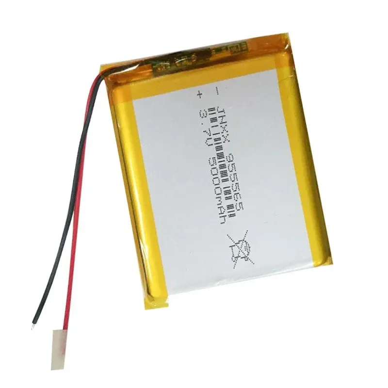 New 955565 Lithium Polymer Battery 3.7V 5000mAh Rechargeable Lipo Batteries for Mobile Power GPS Locator Camera Tablet PC DVD