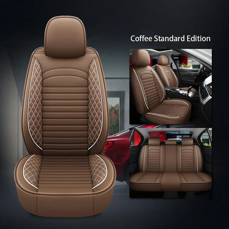 

WZBWZX Leather Car Seat Cover For Volkswagen All Models Polo Golf 7 Tiguan Touran Jetta CC Beetle Vw Car-Styling 5 Seats