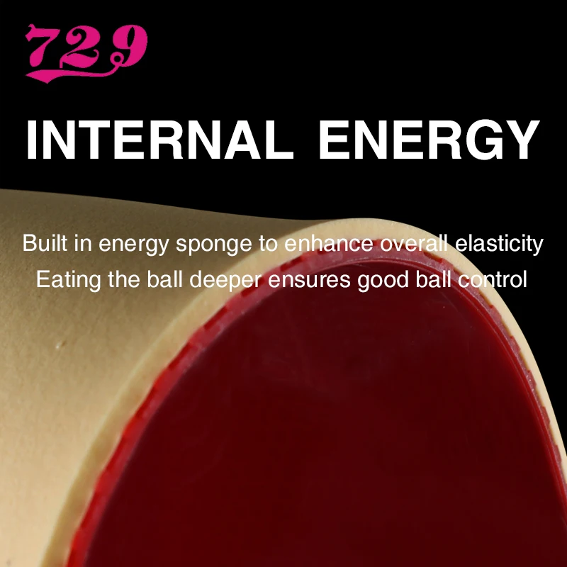 Friendship 729 5 729-5 Energy Aggregation Table Tennis Rubber for Table Tennis Rackets Blade fast attack Ping Pong Padd