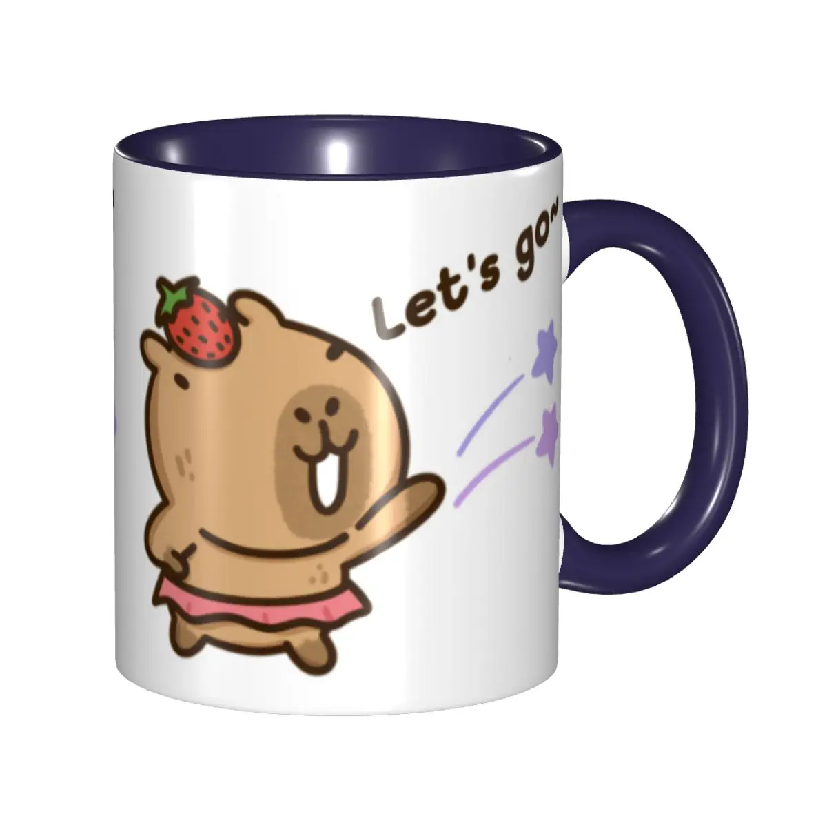 Customized Cartoon Animal Pets Capybara Mugs DIY Ceramic Tea Milk Coffee Cups
