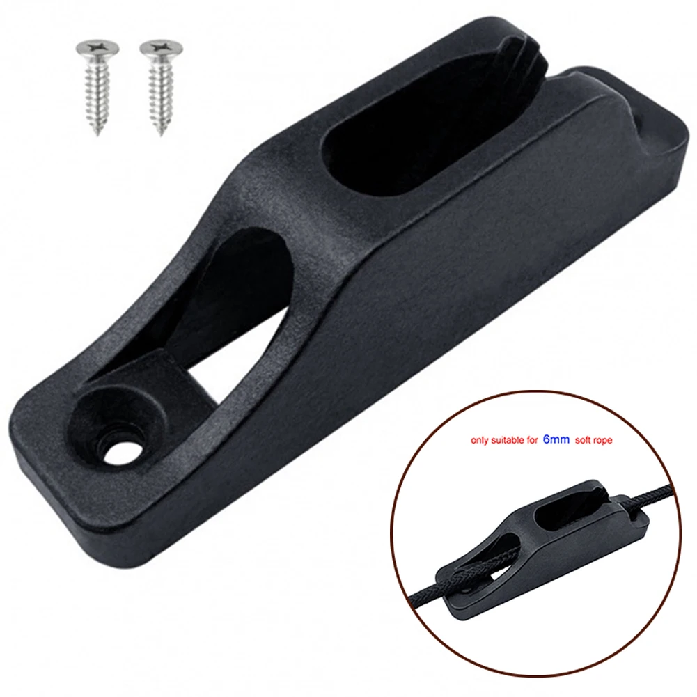 

Black Nylon Cleat Self Locking Rope Tensioner Slide-Kayak Accessories Self Locking Rope Tensioner Slide-Kayak Accessories
