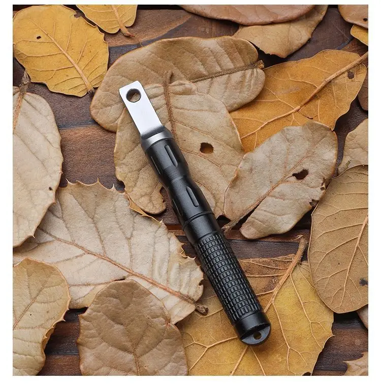 Outdoor Flint and Steel Waterproof Emergency Fire Starter, Camping Equipment Zinc Magnesium Rod Multi-functional Fire Stick view 6