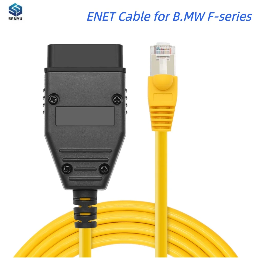 Câble de codage ENET le plus récent, câble d'interface de diagnostic Ethernet ENET vers OBD2, connecteur ICOM de codage série F, outil de diagnostic automobile