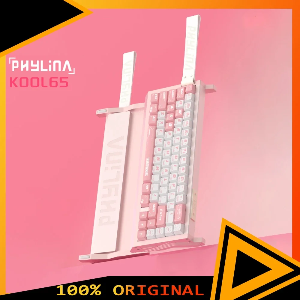 PHYLINA KOOL65 HE Gaming Keyboard CNC Aluminum Shell Hall Effect Switch RT 0.01MM Dynamic RGB SOCD DKS MT TGL  Hot Swappable