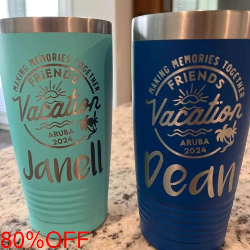

Beach Vacation Custom Tumbler Personalized Beach Vacation Tumbler Girls Weekend Gift Girls Trip Gift Family Trip Gift for her