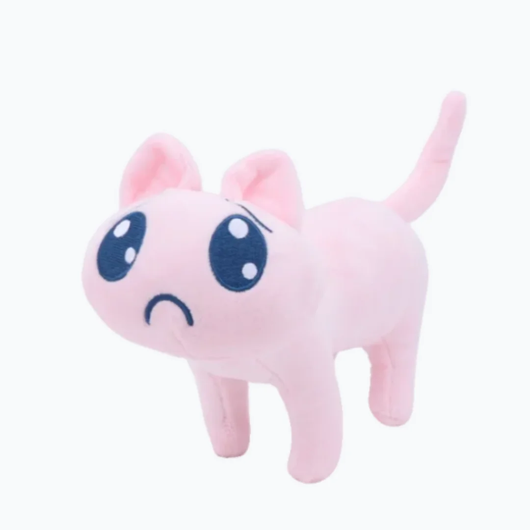 Game Needy Girl Overdose P-chan Plüschtier Weiche A P Katzenpuppe Stofftier für Fans Sammlerstück Kawaii Anime Plüschfigur Geschenk