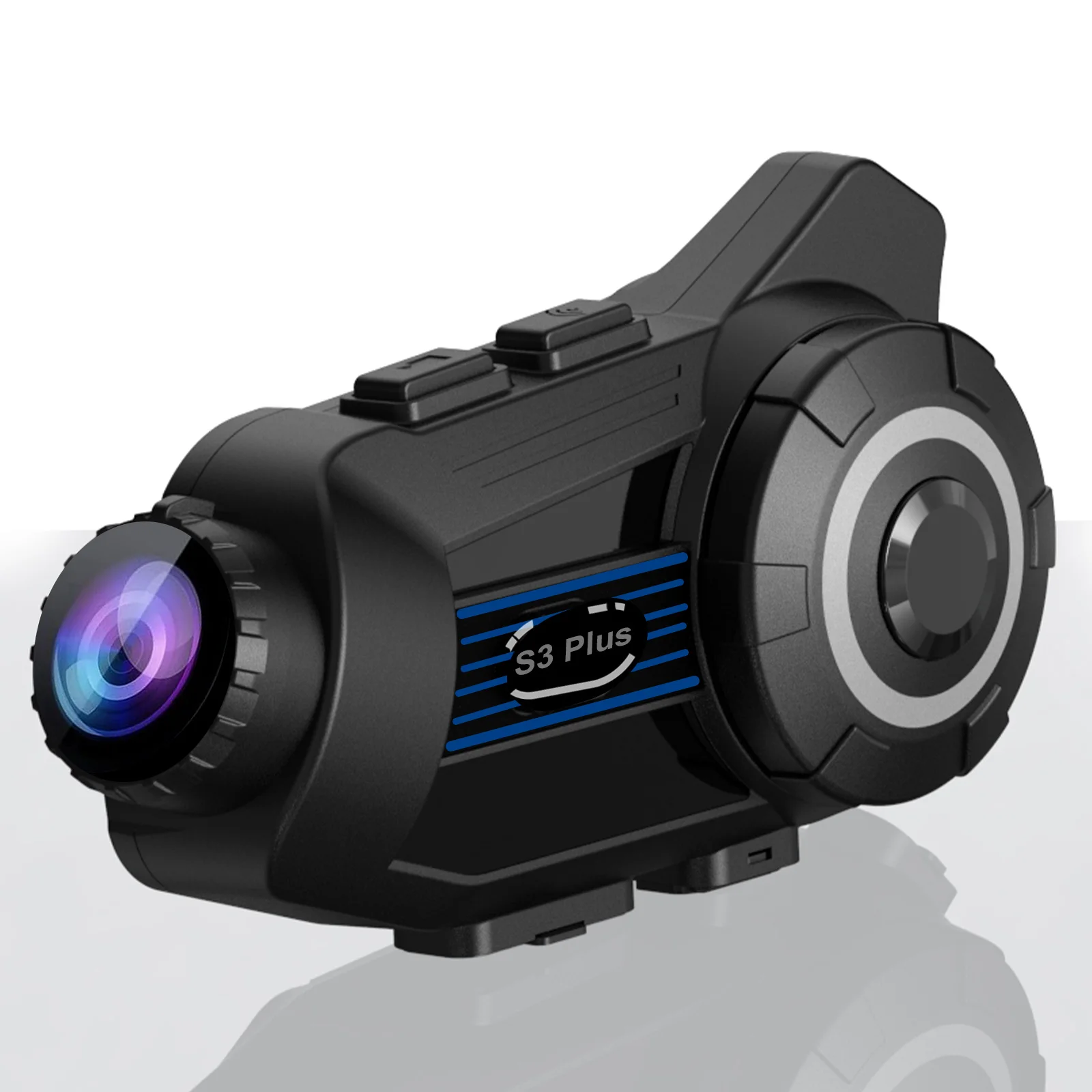 

JOG Dial Music Sharing Шлем Bluetooth-гарнитура для внутренней связи с камерой 2K HD Видеорегистратор для мотоциклов и гонщиков