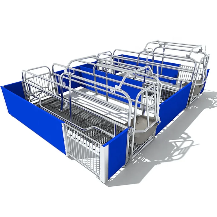

wholesale Easy to Install Pig Cages Animal Cages Pig Farrowing Crate for sows