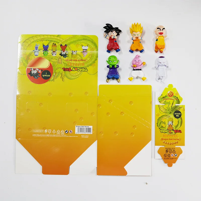 12 stks/set Anime Dragon Ball q-versie kawaii Action Figure PVC Model standbeeld Speelgoed Pop Bureau Decor Collectible Geschenken boxed