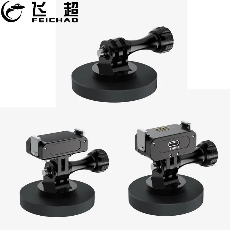 磁気ベース DJI OSMO 360 /Action 5pro/4/3/2 Gopro Hero 13 カメラ用 180 度調整可能なクイックリリース取り付けブラケット