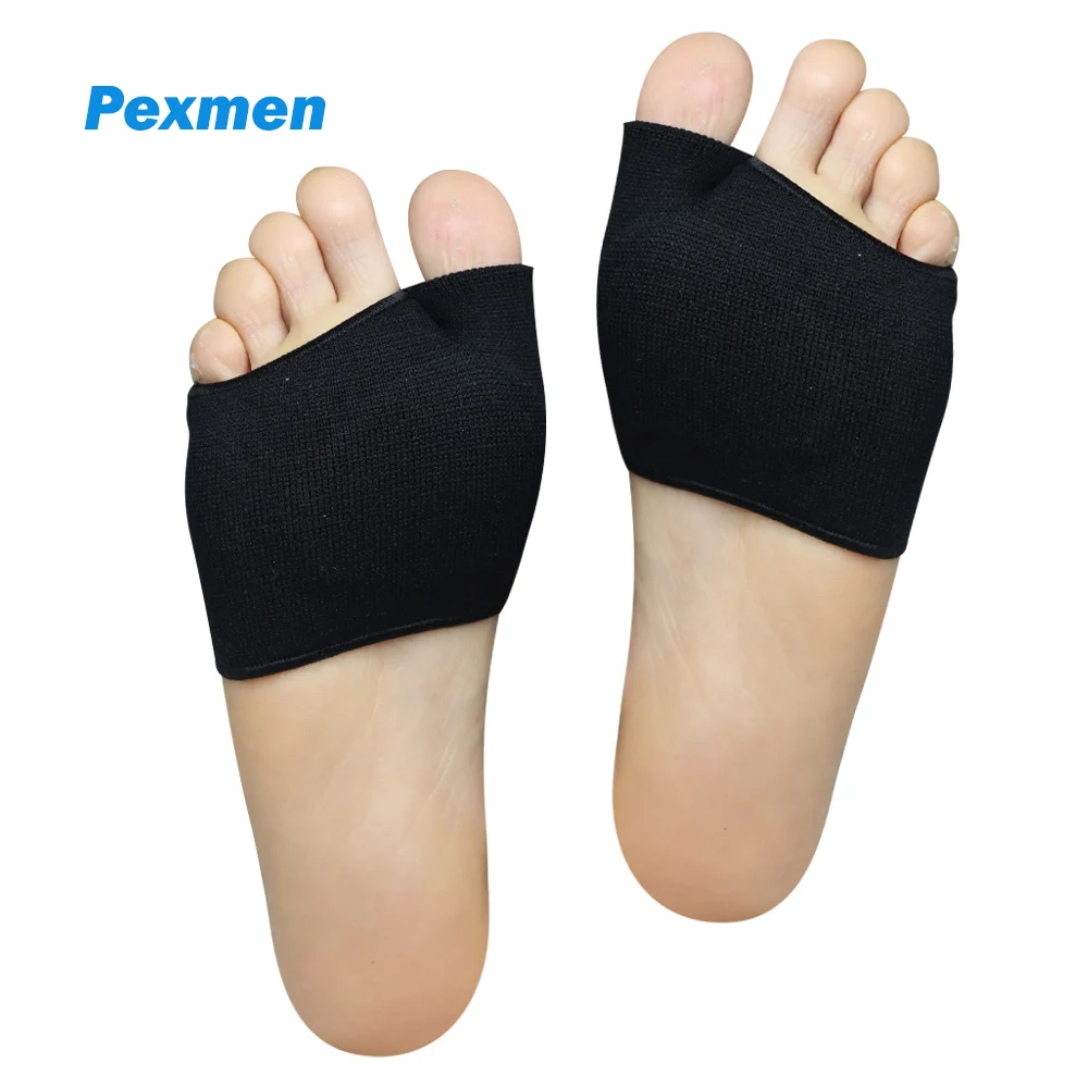 

Pexmen 2Pcs Metatarsal Pads for Women and Men Ball of Foot Pain Relief Cushions for Sesamoiditis Metatarsalgia Morton's Neuroma