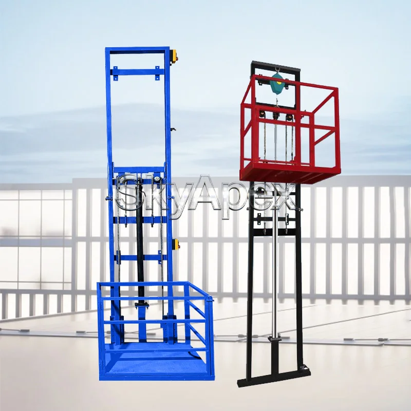 2-8M custom cheap small household elevator lift table simple goods lift elevator household supplies personnel CE Certified