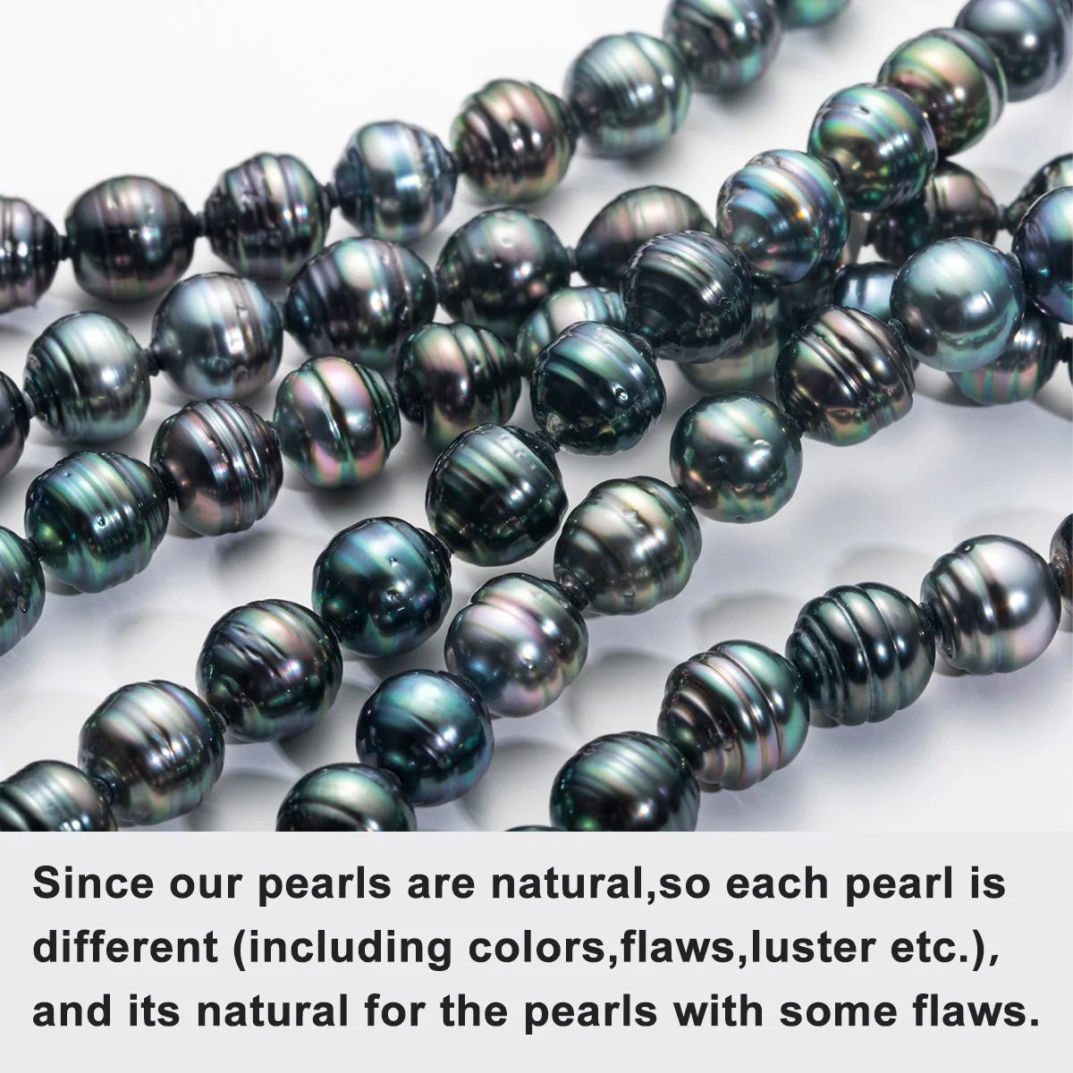 AnuJewel 8-10mm Natural Baroque Black Tahitian Pearl Bracelet  With Cer 925 Sterling Sliver Fine Bracelet Jewelry Wholesale