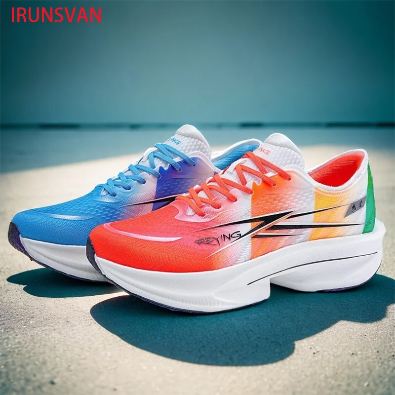 

New Marathon Men's Running Shoes Carbon Fiber Lightweight Outdoor Comfortable High Quality Sports Shoes IRUNSVAN 128