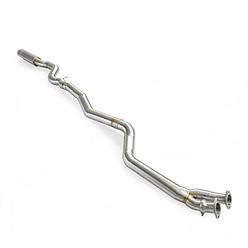 1.5mm Thick 304 Stainless Steel Racing Performance Exhaust Mid-pipe System Suitable 135i E82/E88 3.0T , 3-year Warranty