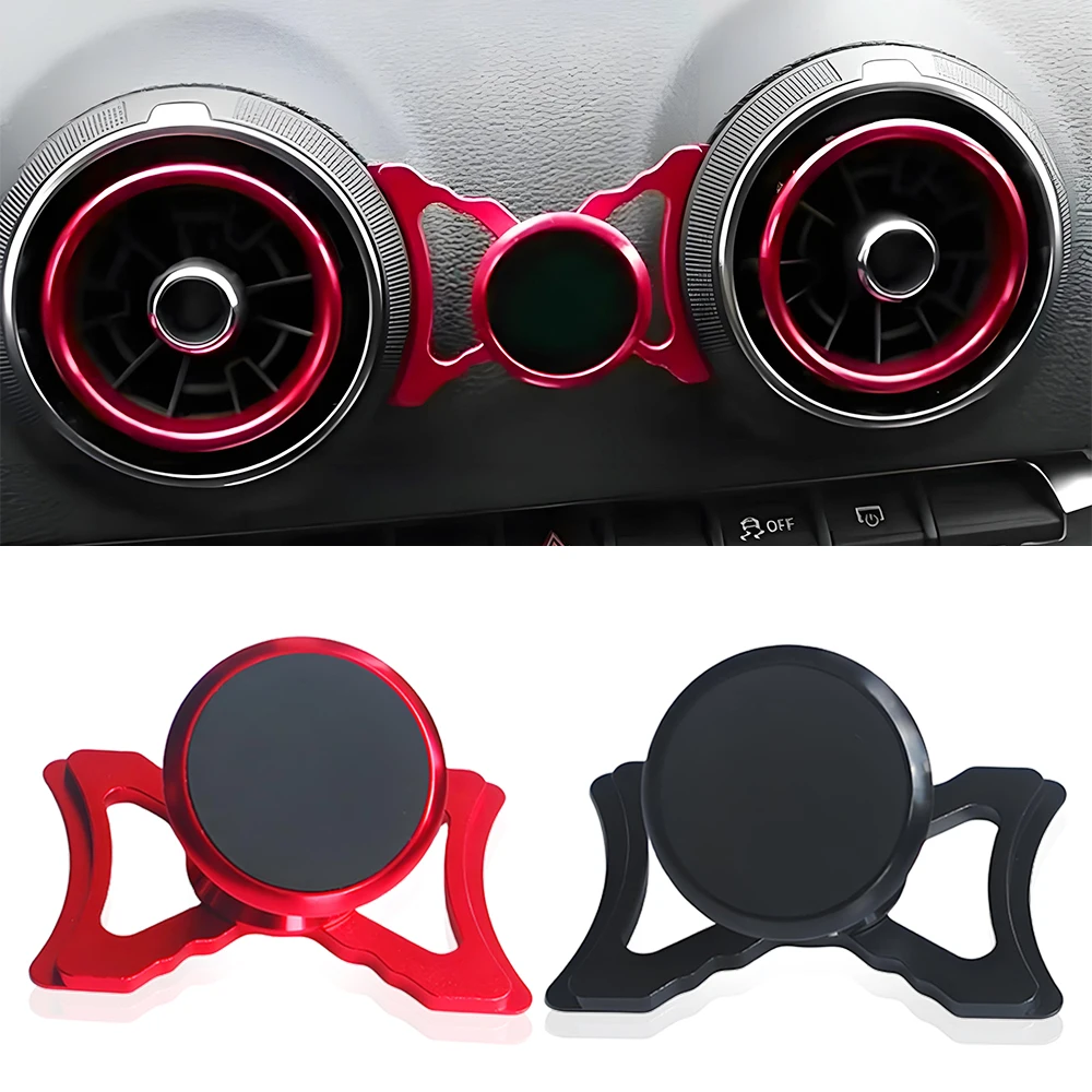 Car Phone Holder For Audi A3 S3 RS3 8V Air Vent Mount Car Styling Bracket GPS Magnet Stand Rotatable Support Mobile Accessories