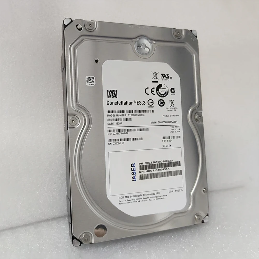 For Seagate ST1000NX0333 HDD 1TB 2.5'' 7.2K SAS 12GB Server Hard Disk