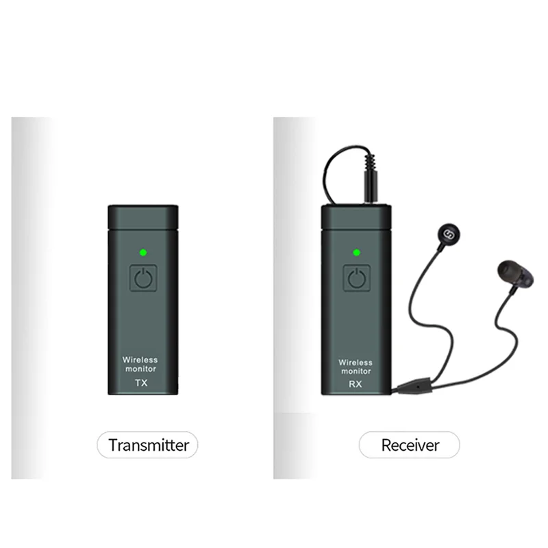 【Limited-Stock!】2X UHF Wireless In-Ear Monitor System Professional Digital Sound Stage Broadcast Sound Card Outdoor Transmitter