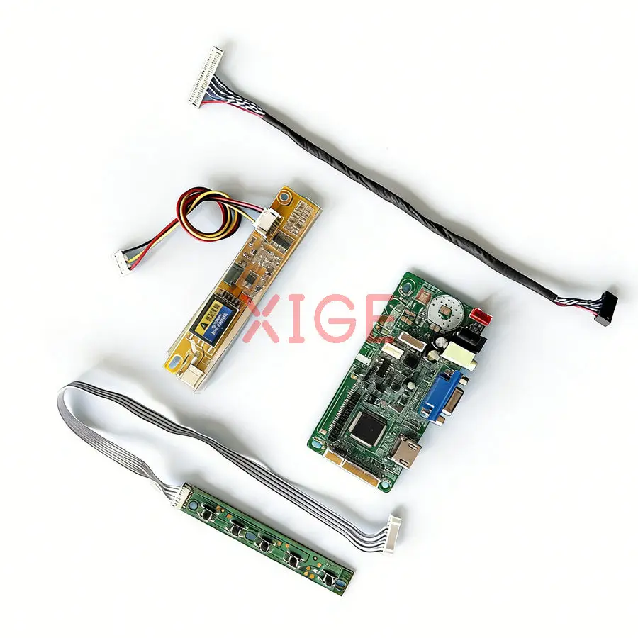 

Для CLAA150XH01 LQ150X1LH LQ150X1LB HT15X34 плата управления контроллером монитора DIY Kit 1024*768 1024x768 1-CCFL LVDS 30-контактный HDMI + VGA