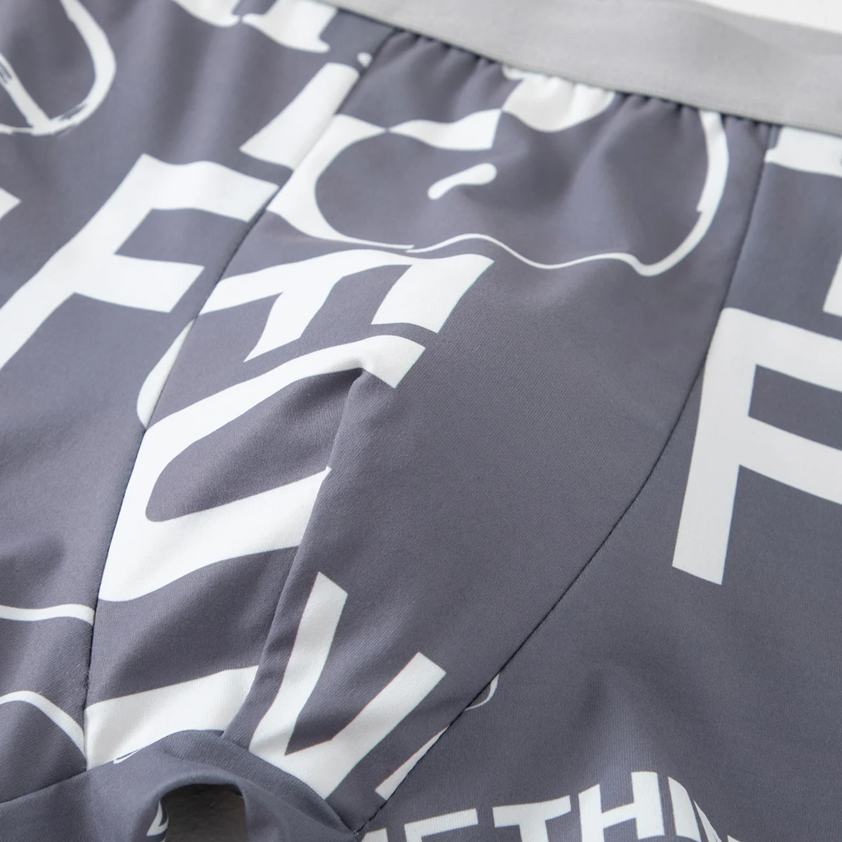 4-teiliges Set bedruckter Unterwäsche für Männer und Jugendliche, bequeme flache Boxershorts mit elastischem Bund, mehrfarbige Freizeitshorts – Detail 32