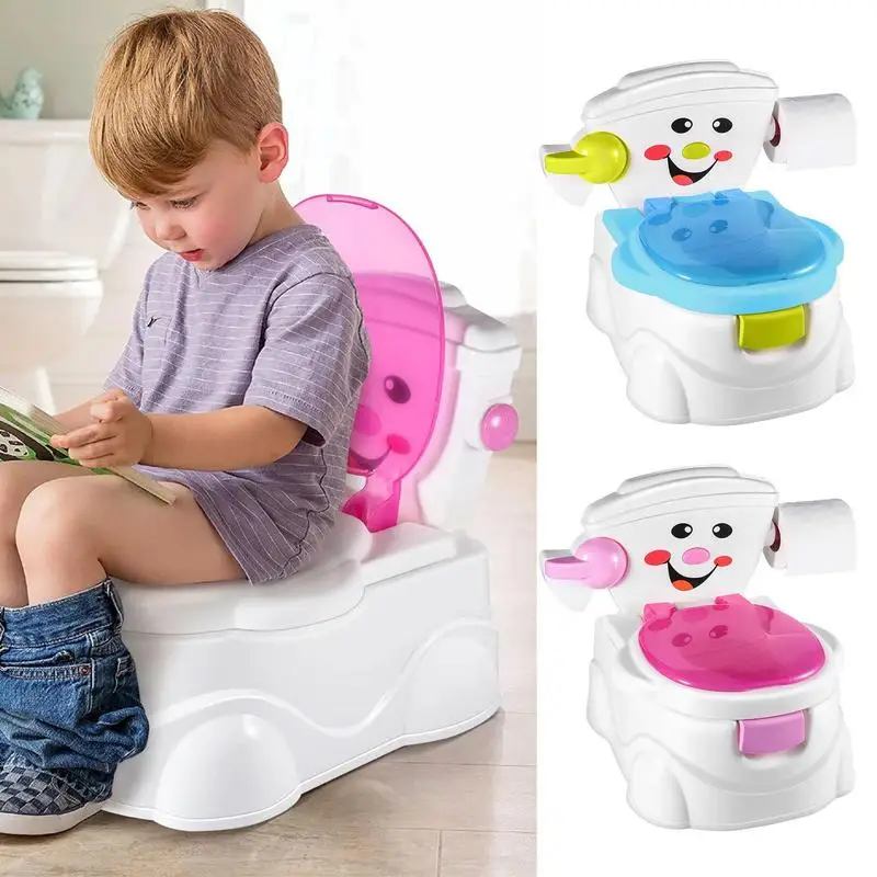 

Baby Potty Training Toilet Pee Urinal Removable Toddler Toilet Potty Chair With Toilet Paper Holder Toddler Potty Kids Accessory