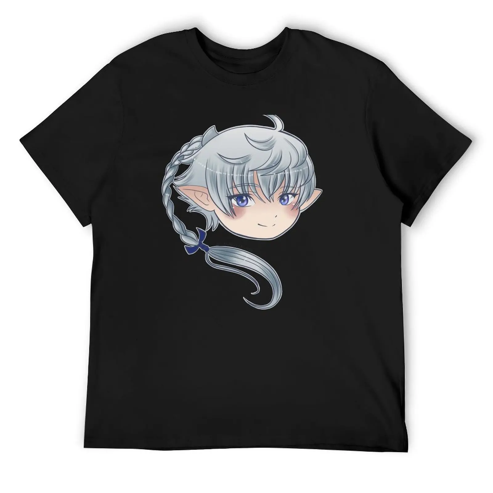 

Chibi Alphinaud sans Circle T-Shirt man t shirt boys whites anime oversized t shirts for men graphic