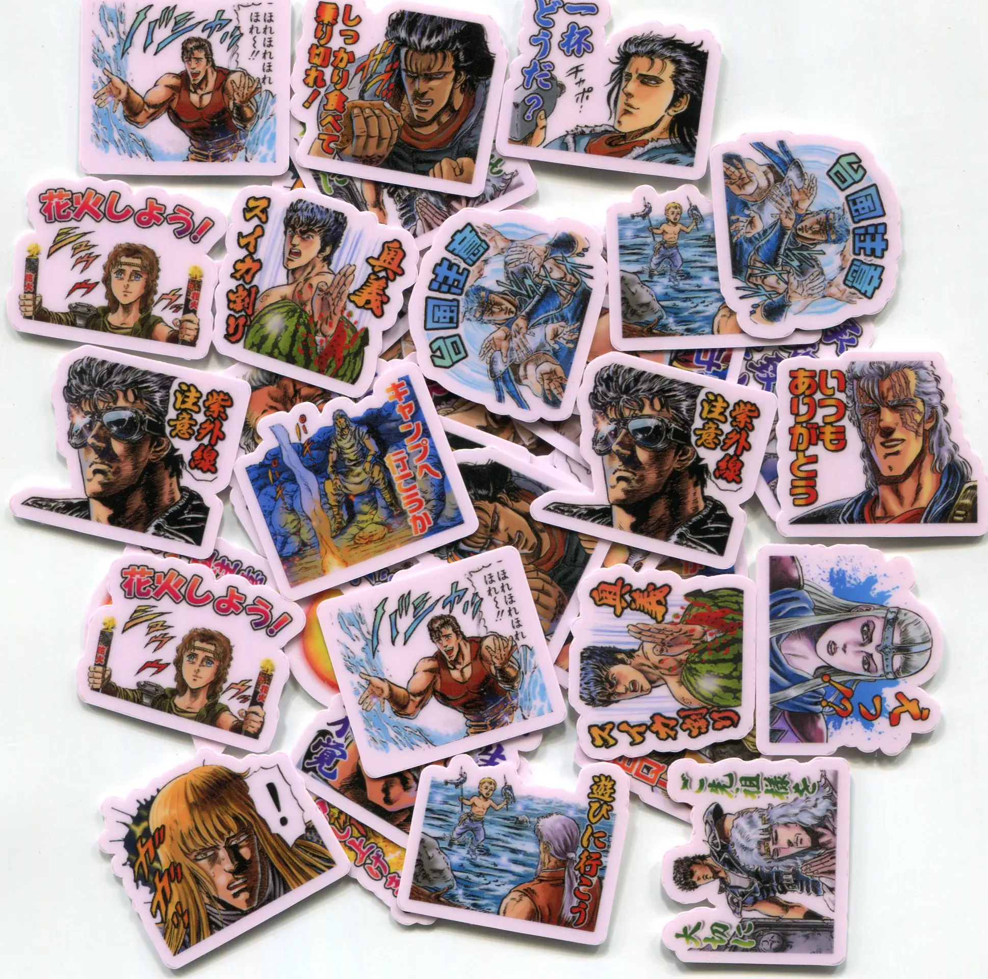 40pcs Hokuto no Ken 2-3cm diy cute STICKER