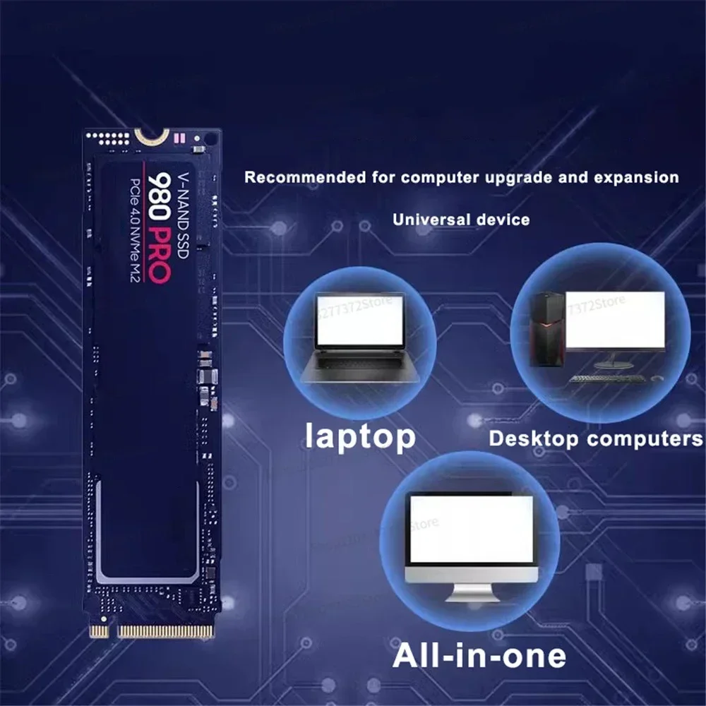 2024 جديد 980Pro 8 تيرا بايت SSD NVMe M.2 2280 1 تيرا بايت 2 تيرا بايت 4 تيرا بايت القرص الصلب الداخلي محرك الحالة الصلبة PCIe 4.0 لأجهزة الكمبيوتر المحمول PS5 والكمبيوتر المكتبي المحمول