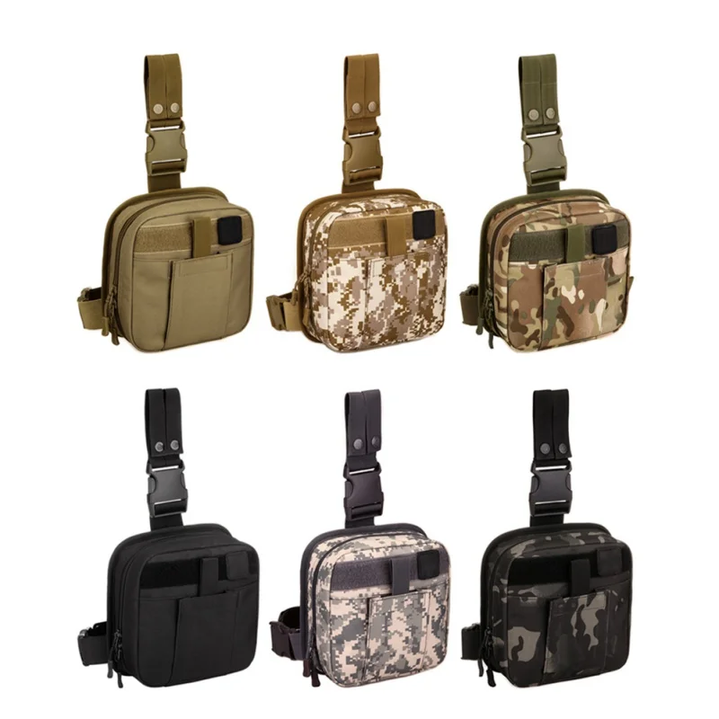 Tactical Drop Leg Bags Fanny Thigh Pack Hunting Bag Waist Pack Motorcycle Riding Men First Aid Kits Outdoors