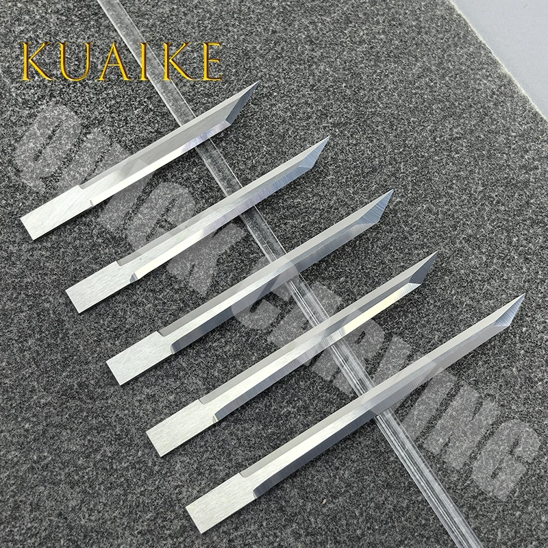 

10 шт., карбид вольфрама, вибрационное лезвие с двойной кромкой, пенопластовая губка, резина, EVA, режущий станок с ЧПУ, нож, осциллирующее лезвие