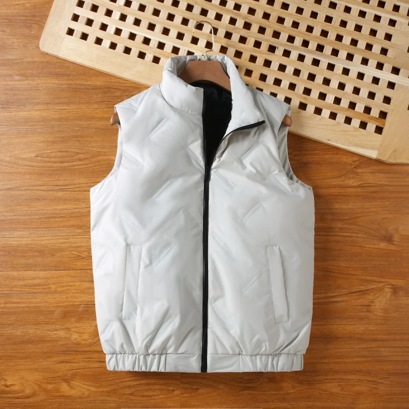 

Зимний уличный рыбалка для отдыха, ветрозащитный дышащий теплый пуховый жилет, удобный модный мужской высококачественный толстый теплый жилет