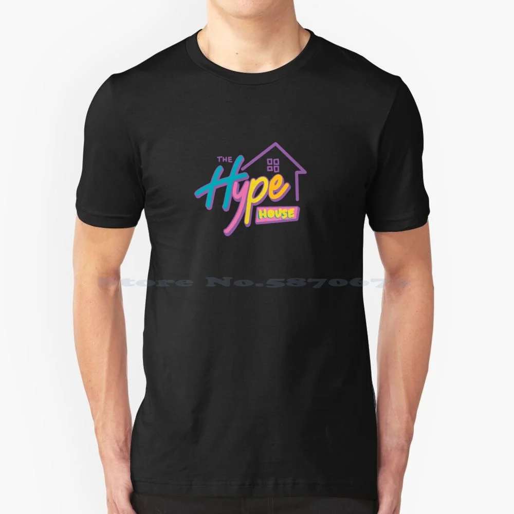 

Футболка Hype House, 100% хлопок, футболка Charli Damelio, Чейз, Lilhuddy Avani Team 10, Addison Rae Kovur The Hype House Coffee Logo