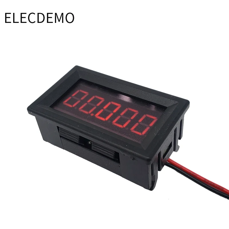 5-bit high-precision DC digital display digital milliamp microampere ammeter head high-precision 0-70mA measurable negative curr