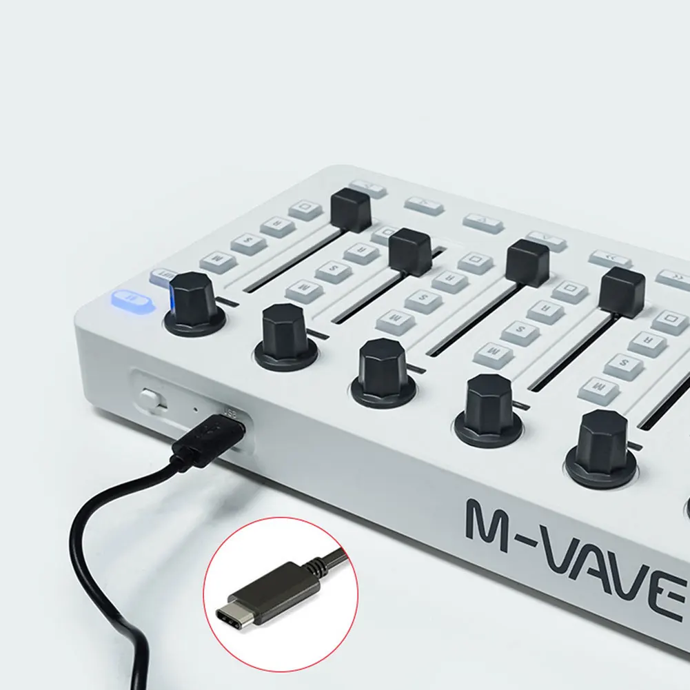 믹싱 콘솔 BT 연결 USB 컨트롤러 믹서 Windows//Ios/Android용 무선 컨트롤러