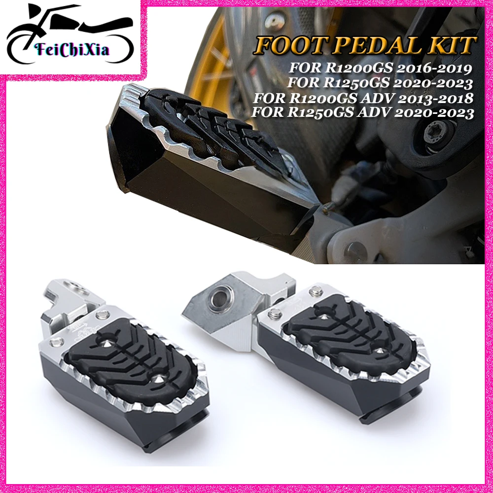 

Adjustable Footpegs For BMW R1200 GS ADV R1250 GS Adventure Motorcycle Parts R1250GS R1200GS Pedal Footrest Front Foot Pegs