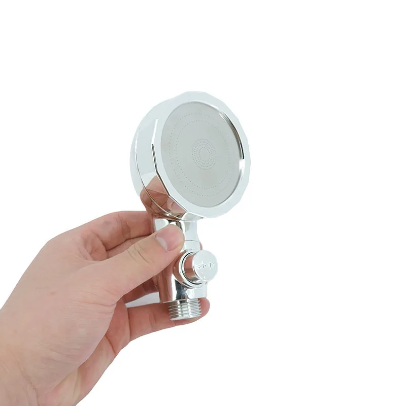 External Showerhead, Bathroom Handheld Pressurized Retractable F-type Short Handle Single Head With Three Levels Adjustment A2