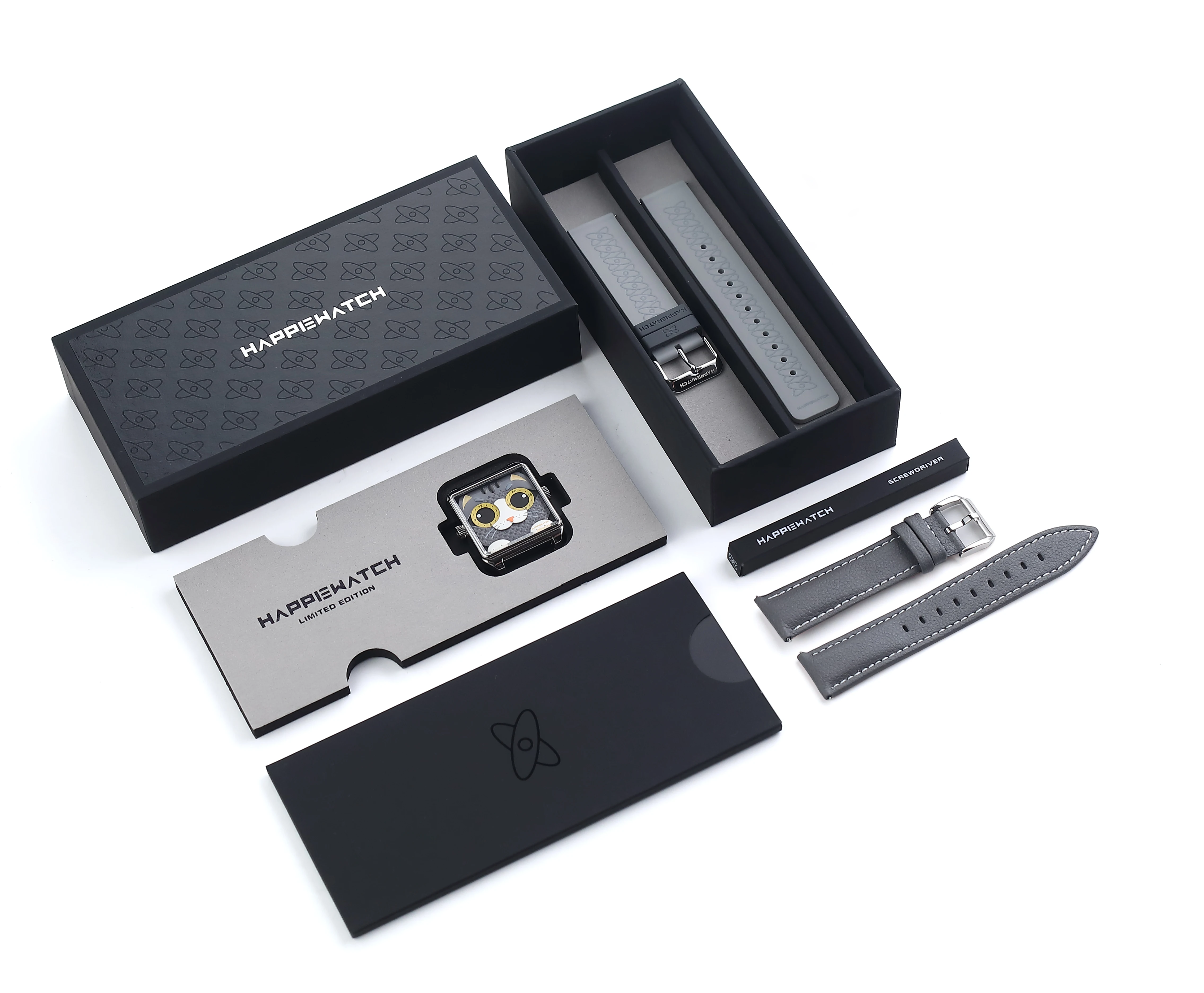 Happie Watch Fashion Couple Watches Simple Arabic Dial Men Quartz Watch Elastic Band Women Wristwatches