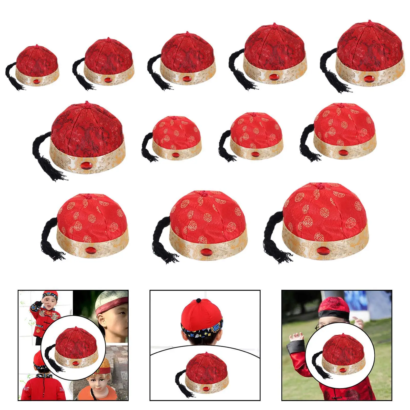 

Chinese Oriental Hat Chinese Hat Funny Emperor Hat for Birthday Gift