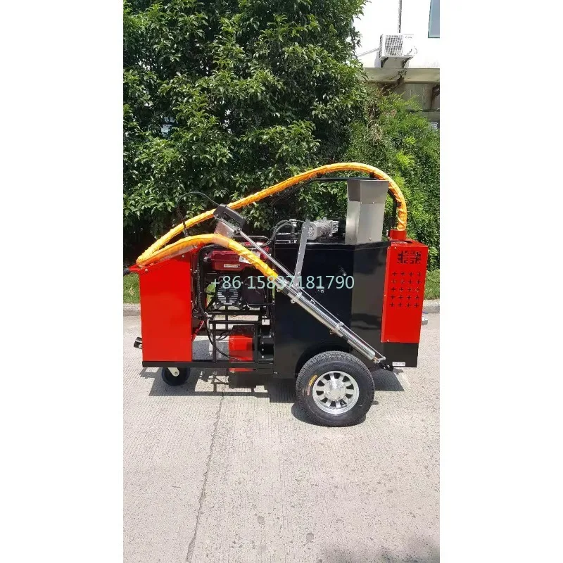 

Hot Sale Road Crack Sealing Machine Hand Push Pavement Asphalt Seam Filling Hydraulic Asphalt Caulking Machine 100L Customized