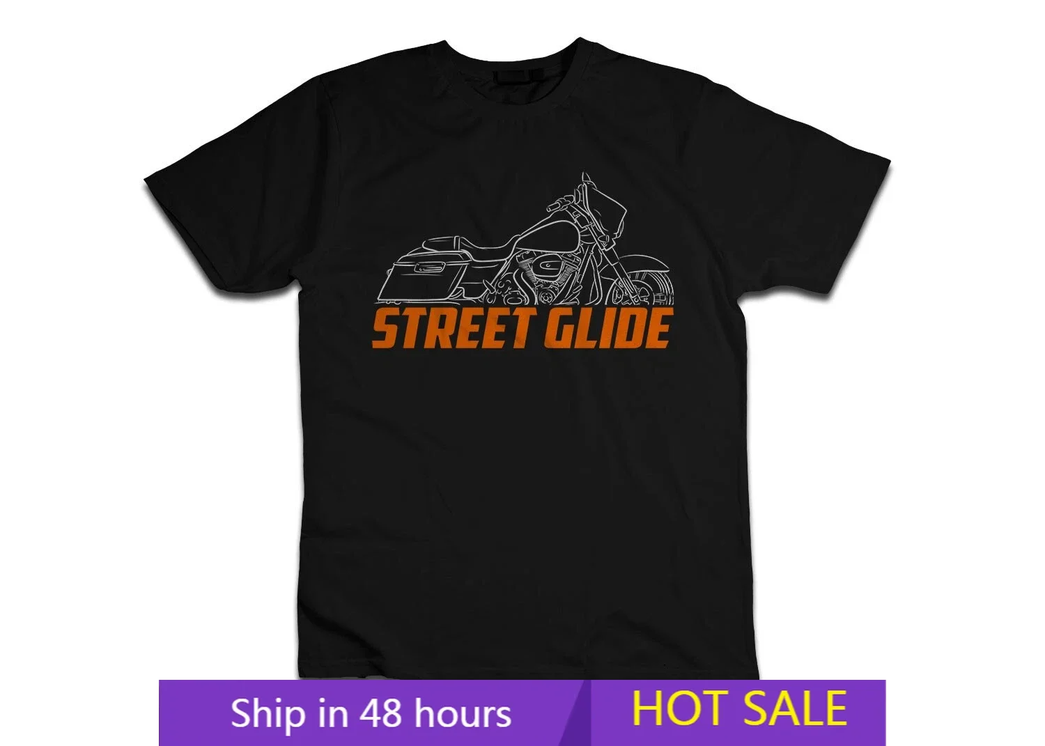 Camisetas de motocicleta Ha.rl.eys Street Glide FLHX 2006-2024 Biker gráfico verano manga corta 100% algodón Da.vi.ds.ons Tee