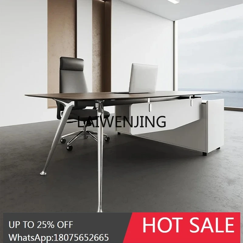LYN boss president desk single office manager office supervisor desk