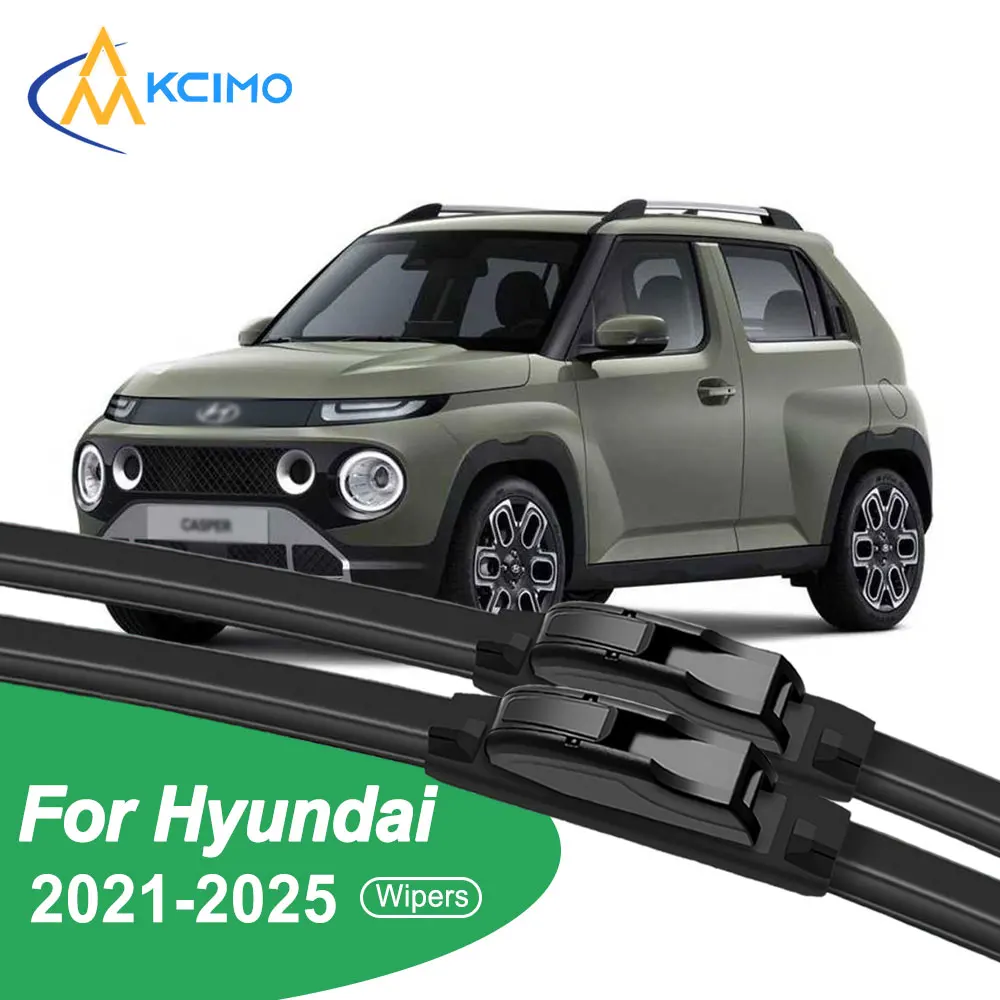 

Quiet Beam Wiper Blades for Hyundai Casper AX1 2021-2025 Noiseless Windshield Washer OEM Fit All-Season Car Accessories