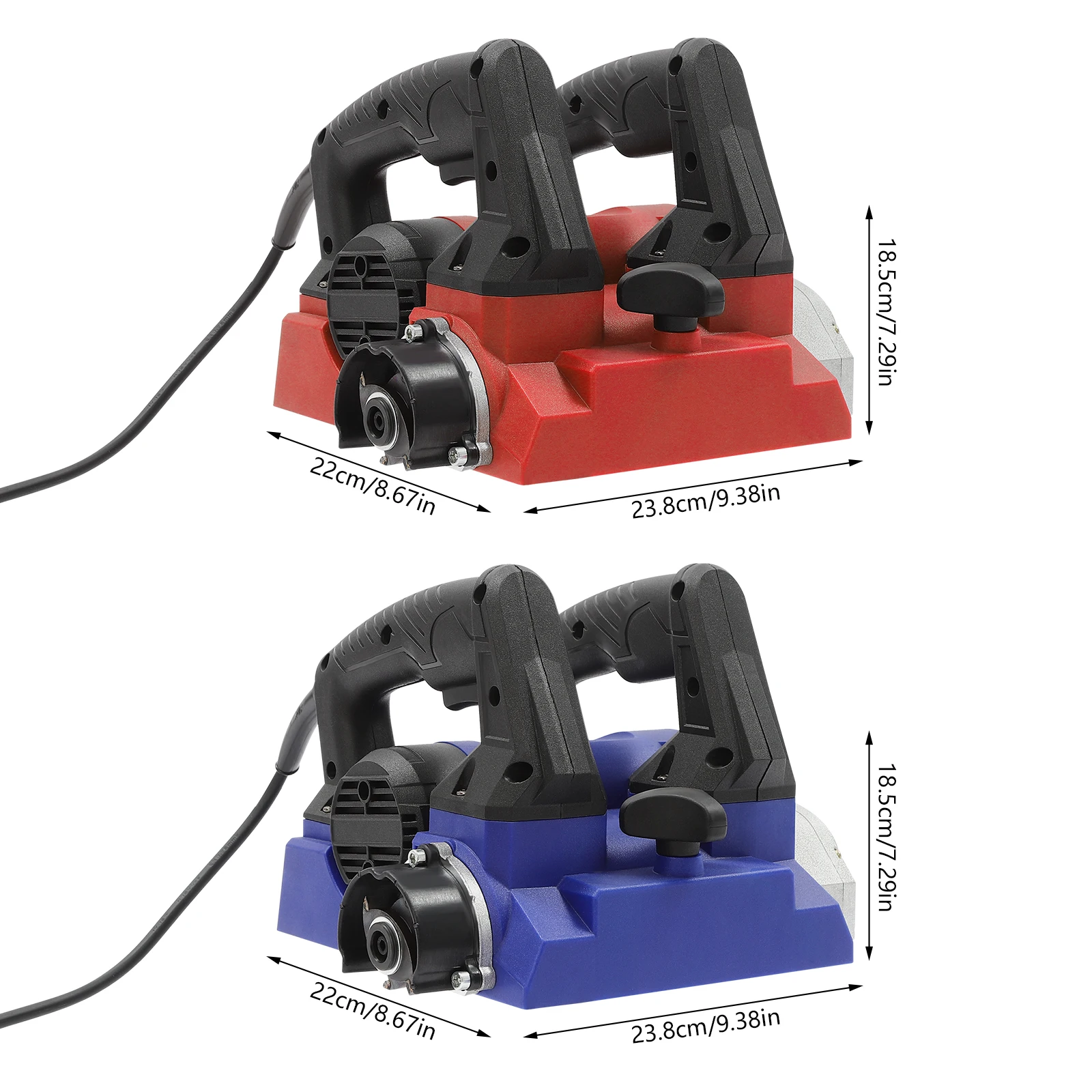 مسوي حائط كهربائي 1300 واط، مسوي أسطوانة محمول مع كابل، آلة طحن الجدار المجددة مع صندوق الأدوات #5