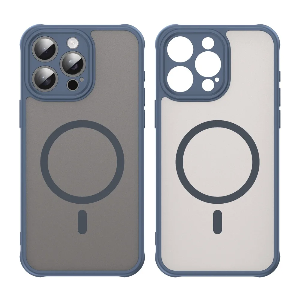 Stoßfeste Hülle für iPhone 15 Pro Max / 15 Pro / 15 Plus / 15+ / 15 Handyhülle Magnetische Kabellose Ladefunktion Rückseiten-Cover