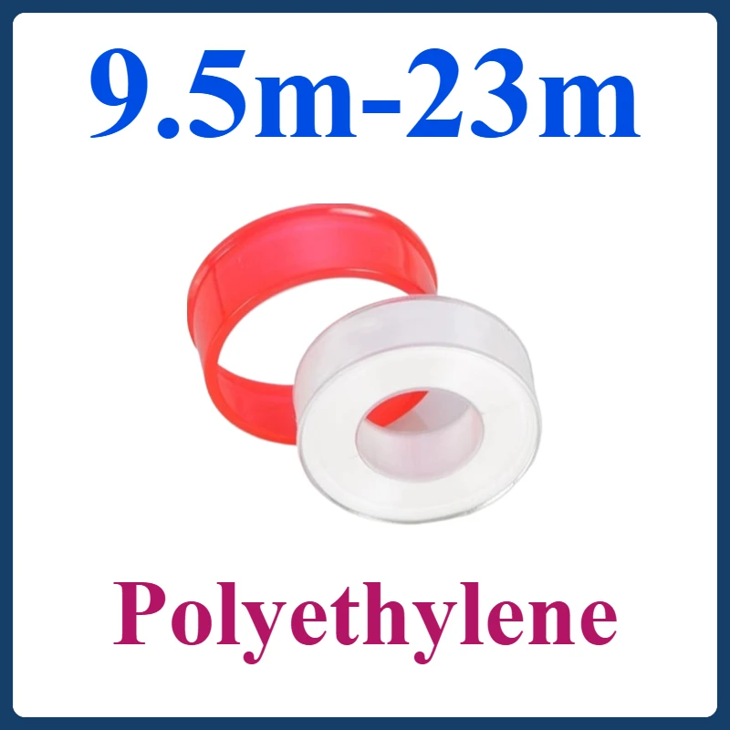 

Waterproof Polyethylene Thread Seal Tape - Plumbing Fittings for Gas Faucets, Bathroom Extensions