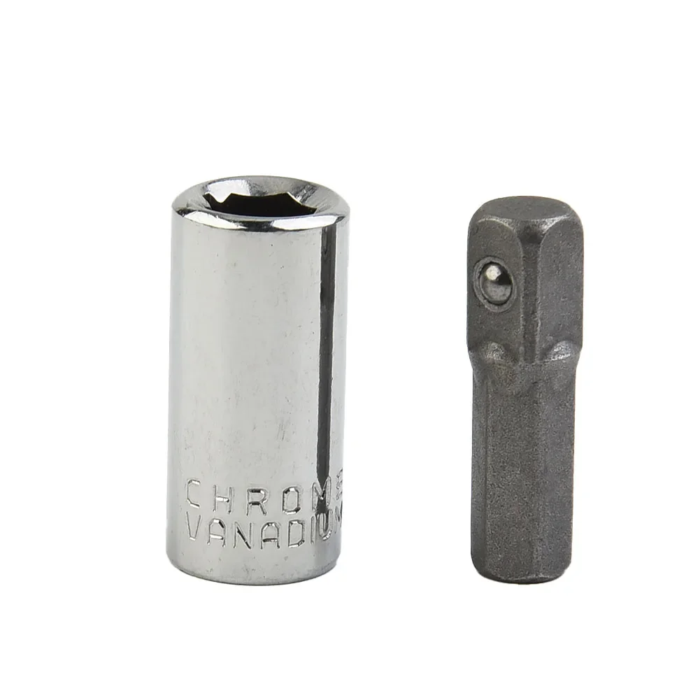 محول مقبس الحفر لسائق الصدمات، 14 ساق سداسية إلى 14 محرك مربع، اتصال مقبس موثوق، كفاءة محسنة