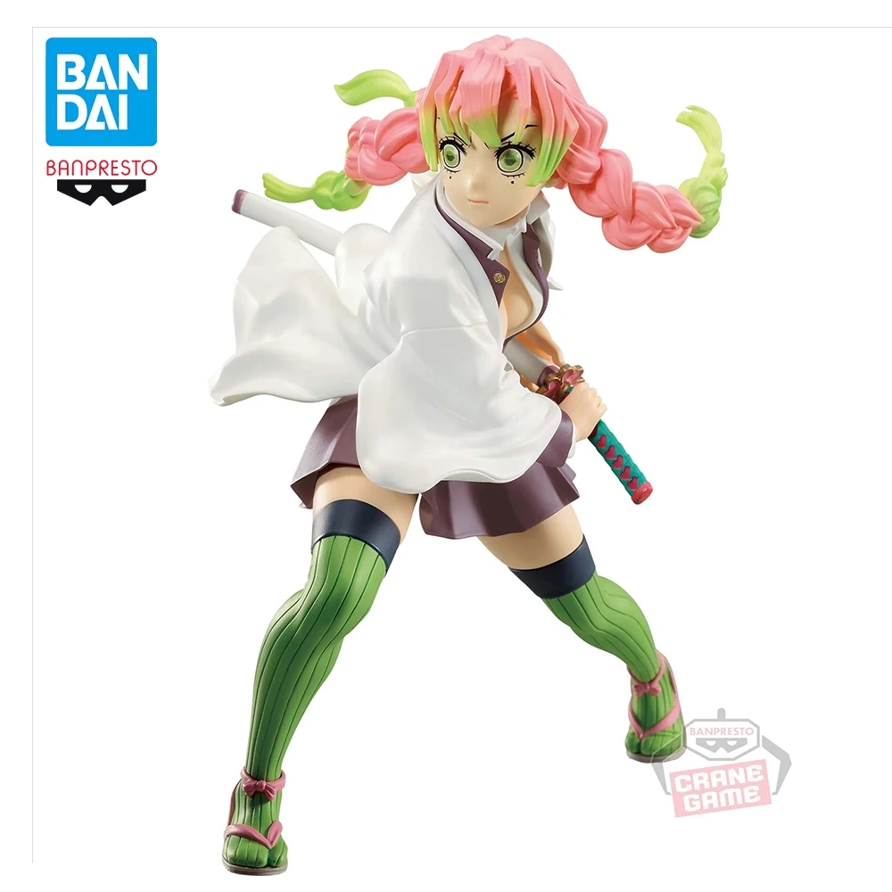 

Оригинальные игрушечные фигурки героев мультфильма бандай, демон, убийца, вибрационные звезды, Kanroji Mitsuri, ПВХ Аниме фигурки, модели игрушек