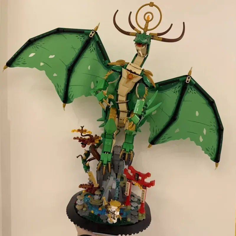 

Master Wu guards the divine dragon Mech Boys and Girls Children's Day Gift Toys 1650pcs