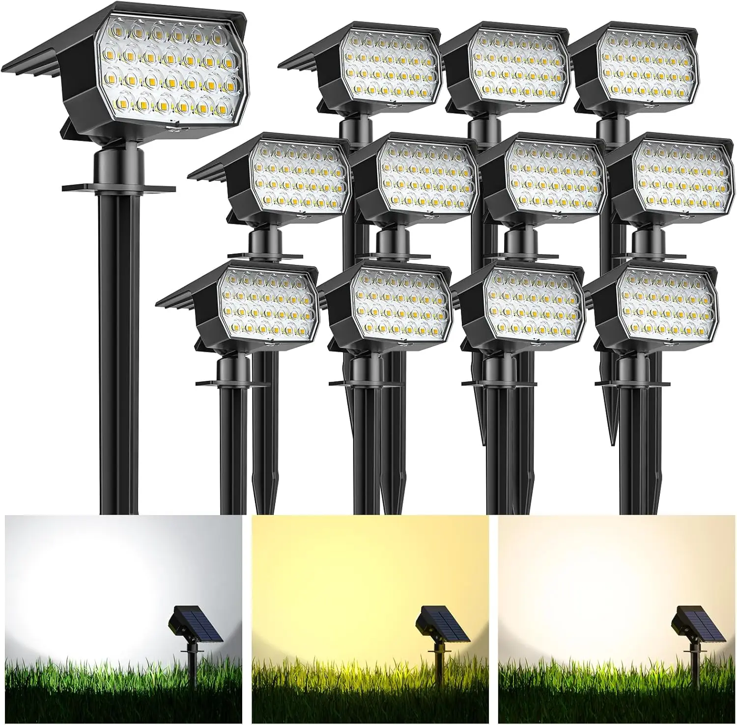 Post Cap Lights Die Cast Aluminum 3in Deck Step IP68 Marker Light Year Round Multicolor